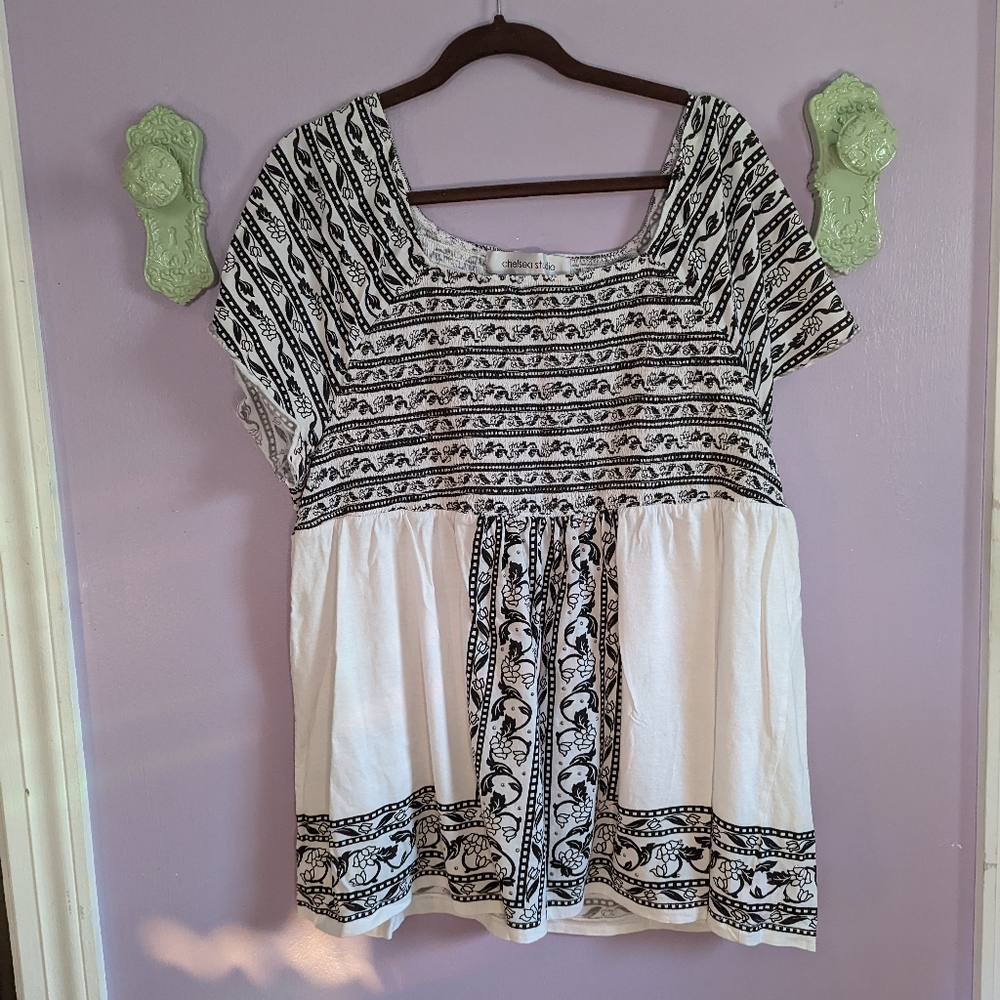 1x Beautiful Chelsea Studio Bohemian Flowy Top - Picture 1 of 6